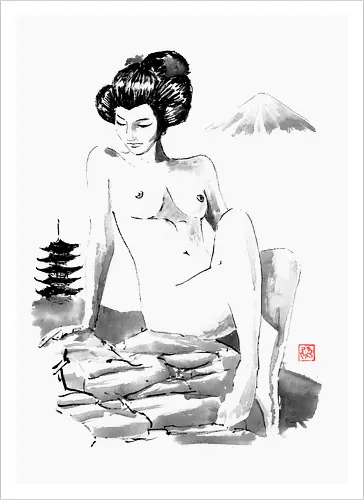 nude on the hill
