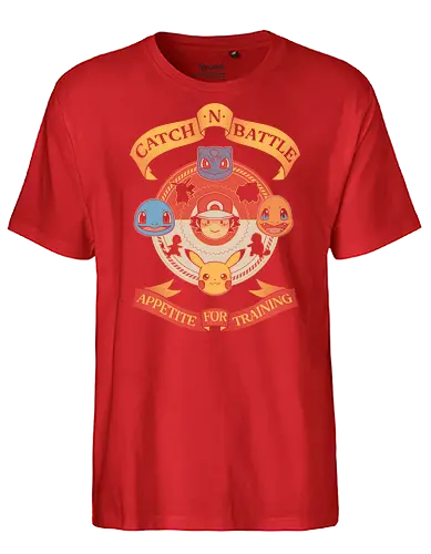 Catch battle - Pocket - Fairtrade T-Shirt