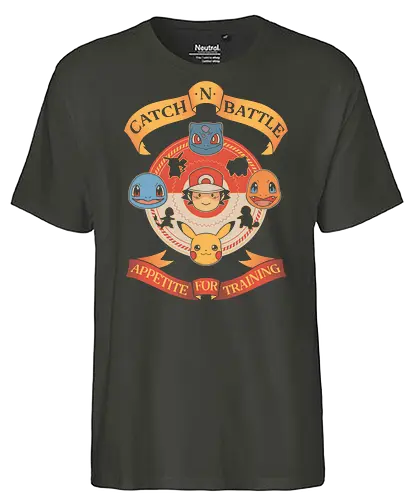 Catch battle - Pocket - Fairtrade T-Shirt