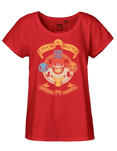 Catch battle - Pocket - Fairtrade Girl Shirt