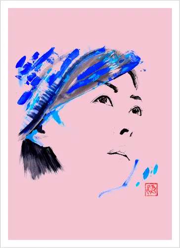 noriko looks up