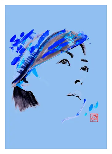 noriko looks up