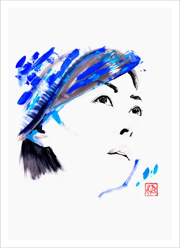 noriko looks up