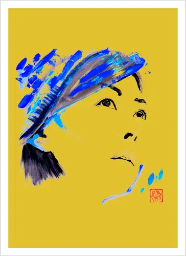 noriko looks up