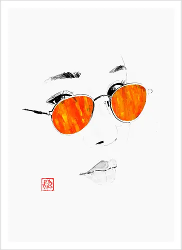 orange glasses