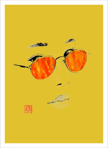 orange glasses