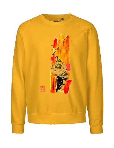 samurai from above - samurai, sumie, japan - Fairtrade Sweatshirt