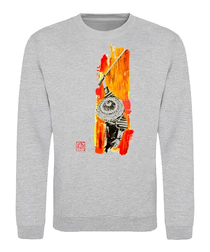 samurai from above - samurai, sumie, japan - Sweatshirt