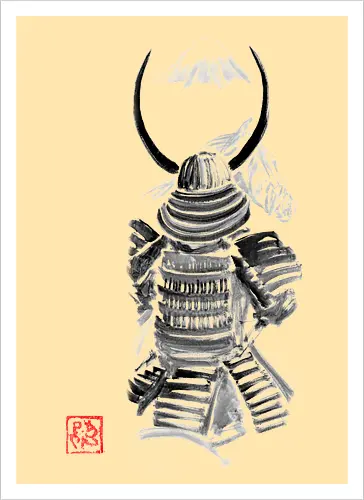 samurai watching fuji