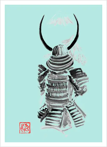 samurai watching fuji