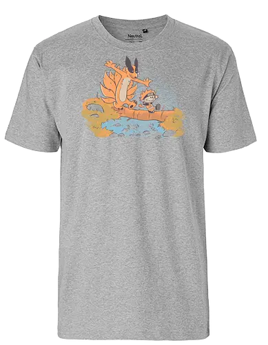 Across the river - naruto snoop - Fairtrade T-Shirt