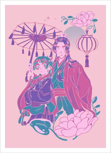 Apothecary lovers - Apothecary diaries anime - Artprint