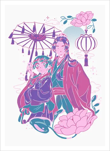 Apothecary lovers - Apothecary diaries anime - Artprint