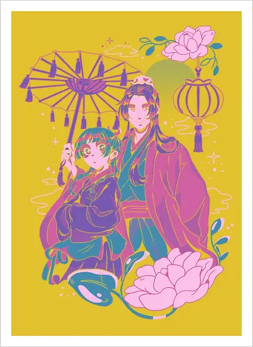 Apothecary lovers - Apothecary diaries anime - Artprint
