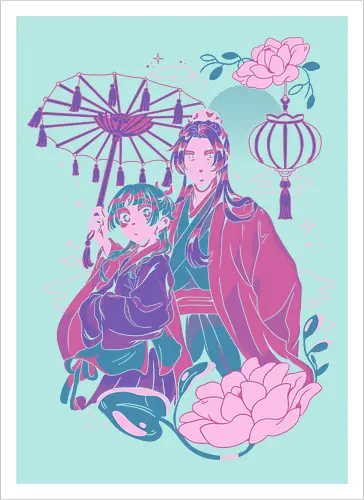 Apothecary lovers - Apothecary diaries anime - Artprint