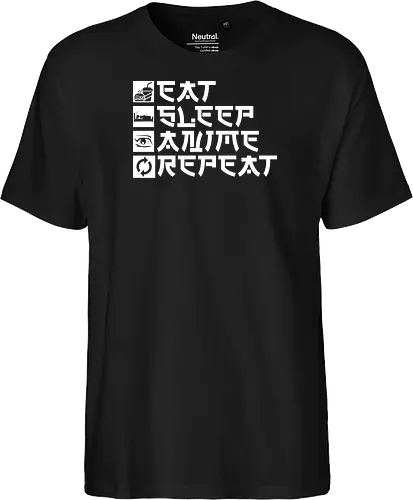  Eat Sleep Anime Repeat Otaku Life Motto