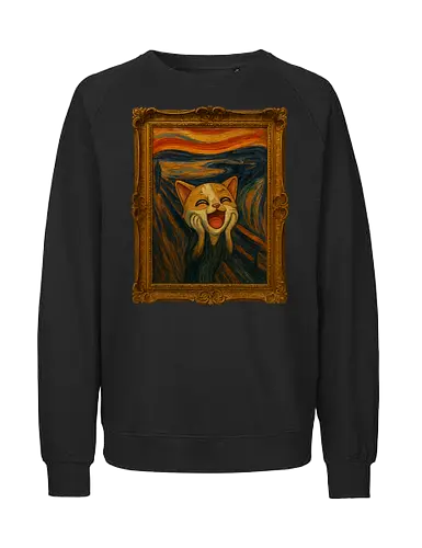 MilowVonFauch - Simlow, Twitch, Streamer, Katze, Ironie - Fairtrade Sweatshirt
