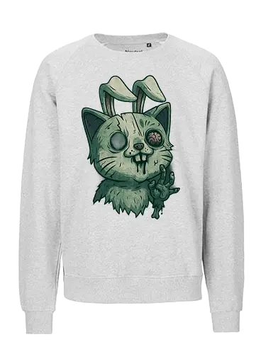 ZombieSmilow - Simlow, Twitch, Streamer, Katze, Zombie - Fairtrade Sweatshirt