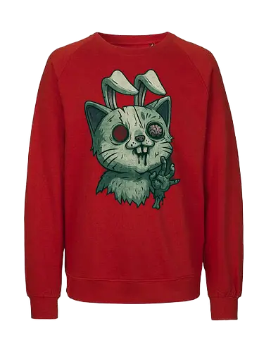 ZombieSmilow - Simlow, Twitch, Streamer, Katze, Zombie - Fairtrade Sweatshirt