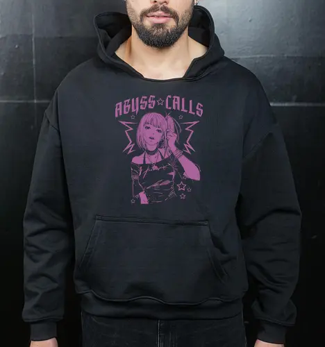 Abyss Calls Grunge Aesthetic Anime Girl Art Print