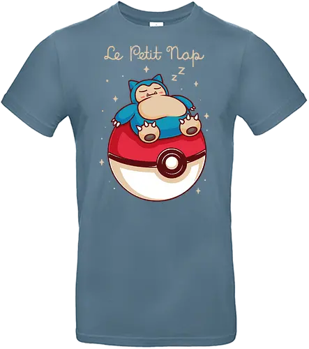 Le Petit Nap - pocket monsters, monster, cute, adorable, fun, funny, mash up, mashup, humor, 90s, 1990s, anime, manga, gaming, gamer, game, video game, video games, tired, nap, sleep, prince - Standard T-Shirt