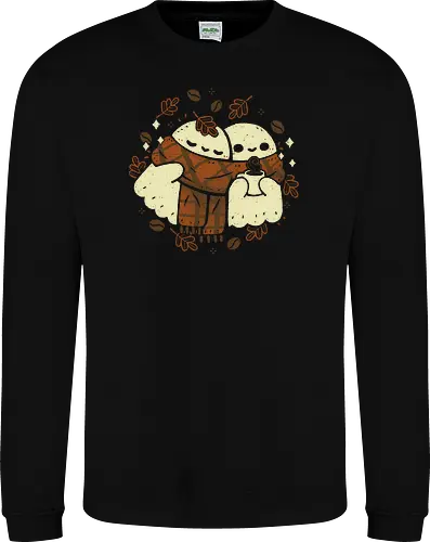 Autumn Vibes Cute Ghosts