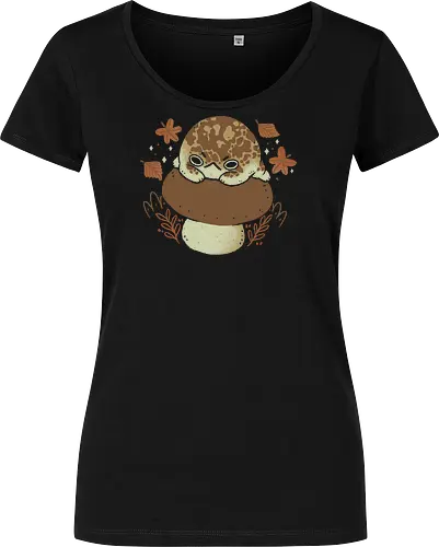 Cute Rain Frog in Autumn