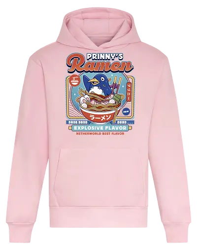 Prinny Dood Ramen Vintage - disgaea, prinny, etna, laharl, valvatorez, usalia, king krichevskoy, pirilika, suisen, dood, phantom brave, video game, gaming, gamer, ramen - Heavyweight Hoodie