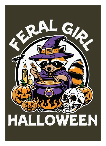 Feral Girl Halloween