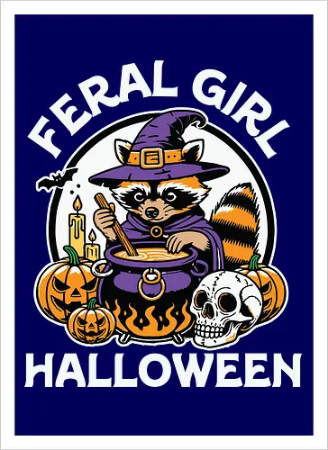 Feral Girl Halloween