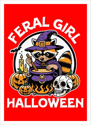 Feral Girl Halloween