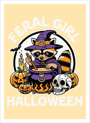 Feral Girl Halloween
