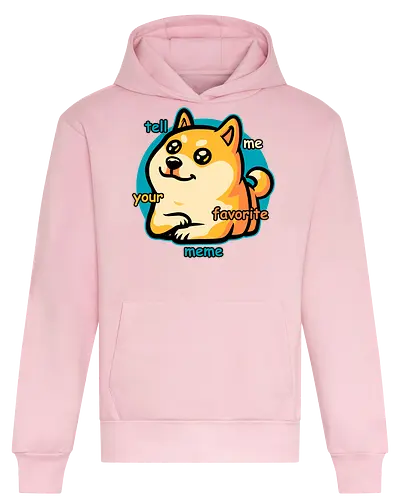 Favorite Meme Dog  - meme, dog, cute, fun, funny, shiba inu, internet, conversation starter, pet, pets, fluffy - Heavyweight Hoodie
