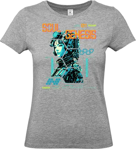 Soul Genesis-Abyssal Memory Edition - Cyberpunk, Sci-Fi, Soul Genesis, Bio Interface, Futuristic Fashion, Nature Tech, Posthuman, Interface Style, Hacker Vibe, Neural Wear, Urban Mystic, Digital Rebellion, Techwear, System Override, Conscious Style, Alternative Fashion, Dystopian Mood, Cyber Soul, Future Aesthetic, Soft Resistance - Standard T-Shirt (Women)