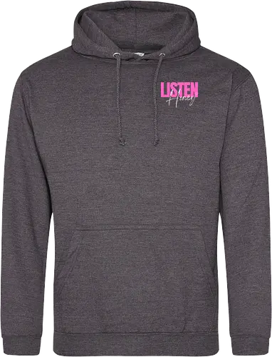 Listen, Honey! weiß - Standard Hoodie
