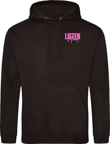 Listen, Honey! weiß - Standard Hoodie