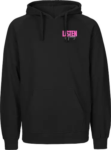 Listen, Honey! weiß - Fairtrade Hoodie