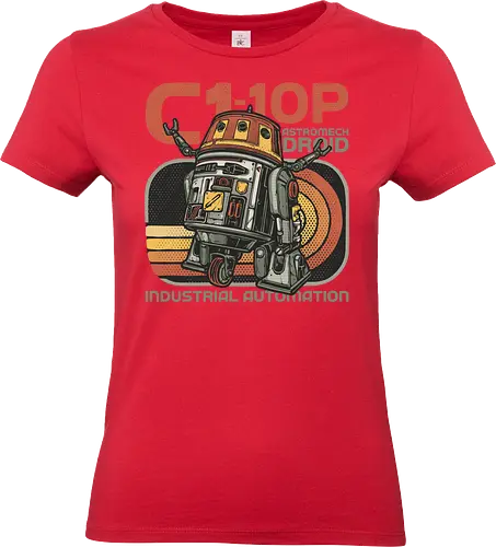 Astromech Droid - Film, movie, galactic, galaxy, science fiction, sci-fi, space, robots - Standard T-Shirt (Women)