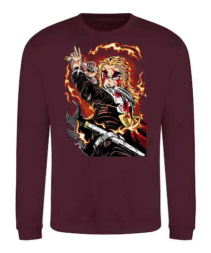 Hashira Fire - Slayer, Kimetsu no Yaiba, Anime - Sweatshirt