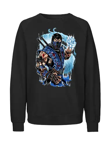 Sub-Zero - MK, Kombat, Subzero, game, gaming - Fairtrade Sweatshirt