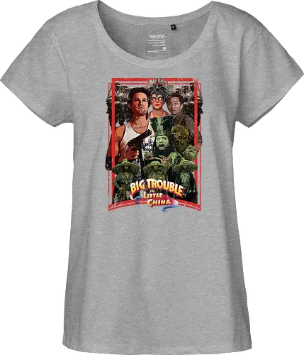 Big Trouble in Little China - movie, pop, cult, retro, movies - Fairtrade Girl Shirt