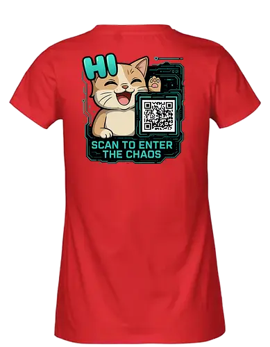 Enter the Chaos - Twitch, Streamer, Katze, Smilow - Fairtrade Girl Shirt