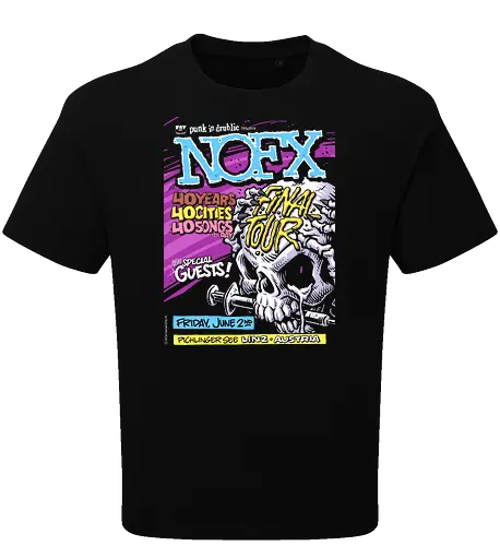 NOFX T-Shirt – 40 Jahre Punkrock & Rebellion