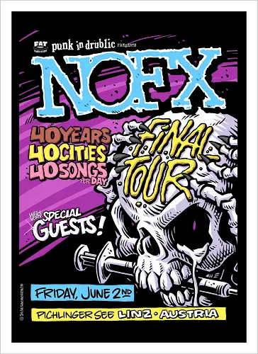 NOFX T-Shirt – 40 Jahre Punkrock & Rebellion