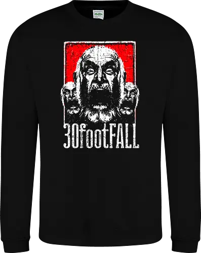 30FootFall – Schreiende Kunst mit wütendem alten Mann in psychotischer Dreierreihe im texanischen Punk-Stil