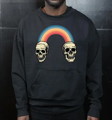 Rainbow Skulls