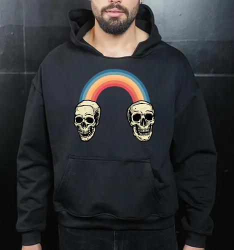 Rainbow Skulls
