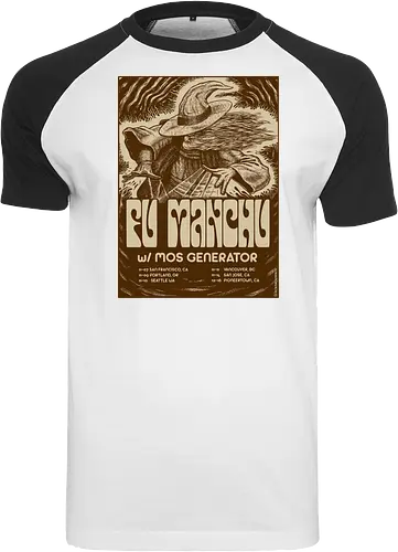 Fu Manchu – Psychedelische Stoner-Rock-Kunst mit Zauberer und Retro-Typografie der 70er