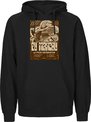 Fu Manchu – Psychedelische Stoner-Rock-Kunst mit Zauberer und Retro-Typografie der 70er