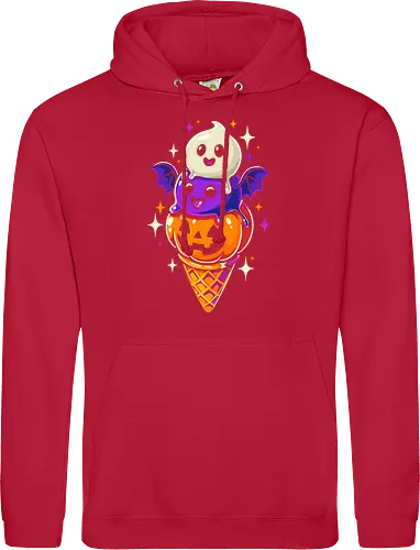 Eiscreme Halloween - Schwarz